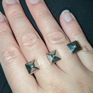 Stud Ring, Two Finger Ring